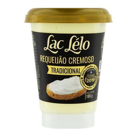 Requeijao lac lelo tradicional 180g