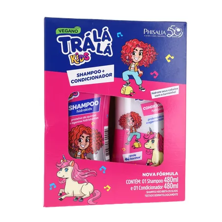 Kit Tra La La Kids Hidrakids Shampoo Condicionador Kit 1UN 360-35