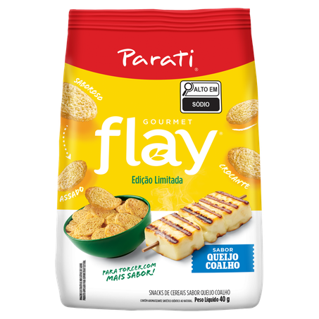 Snack Parati Flay Gourmet Queijo Coalho 40g