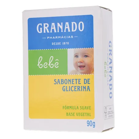 SABONETE GRANADO BEBÊ GLICERINA TRADICIONAL 90G 360-2