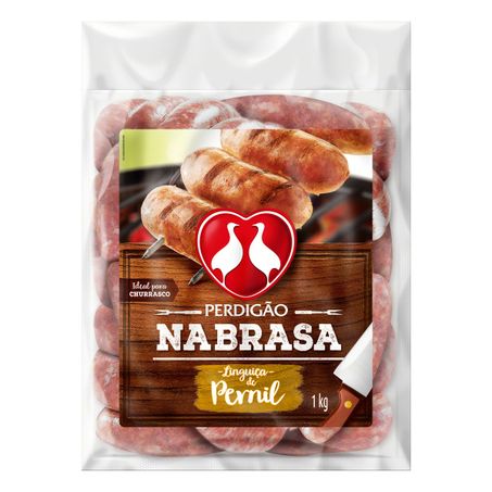 Linguiça de pernil perdigão na brasa