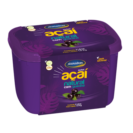Acai skinabon c/guarana 1.9kg
