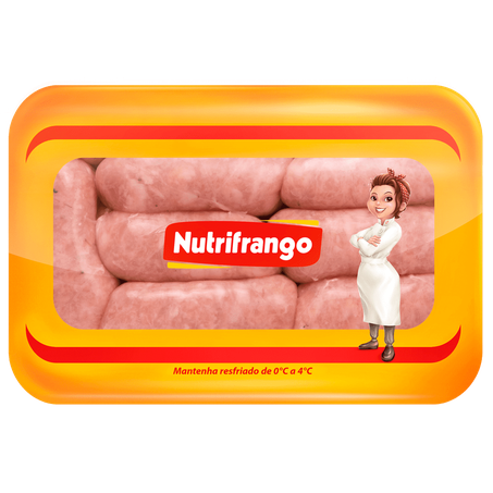 SALSICHAO DE FRANGO 600G NUTRIFRANGO