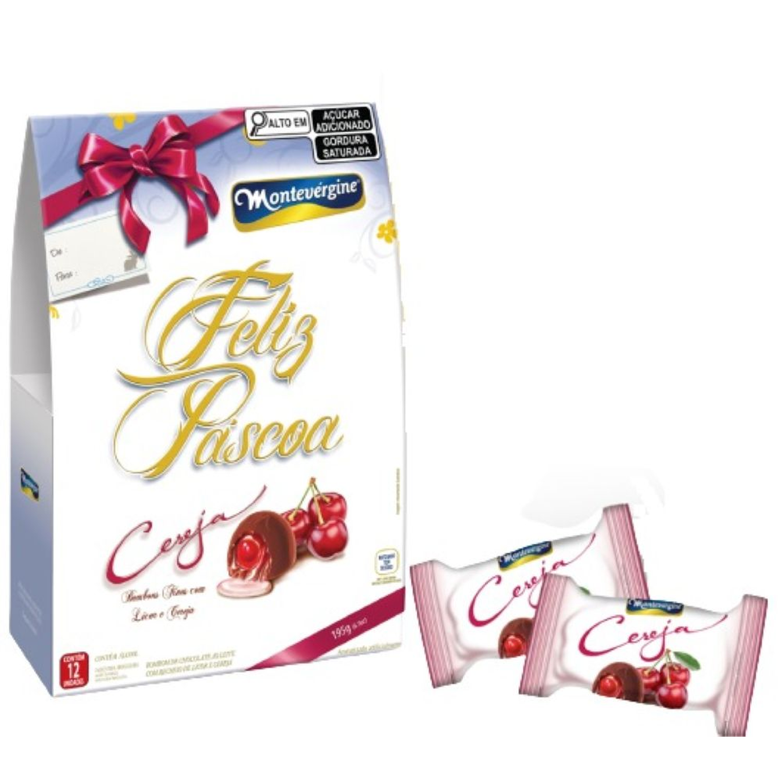 bonbonero クリア セット Caixa de Bombom Chocolate Montevergine Cereja Ao Licor 195G