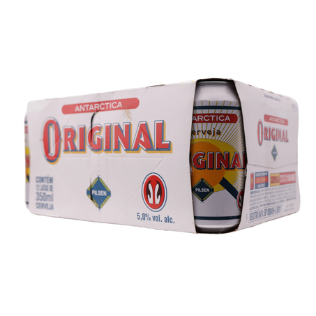 Cerveja antarctica original pilsen 350ml caixa com 12un 360-36