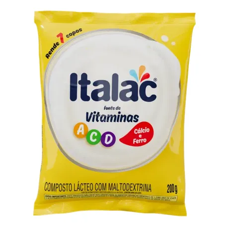 Composto lacteo italac 200g.