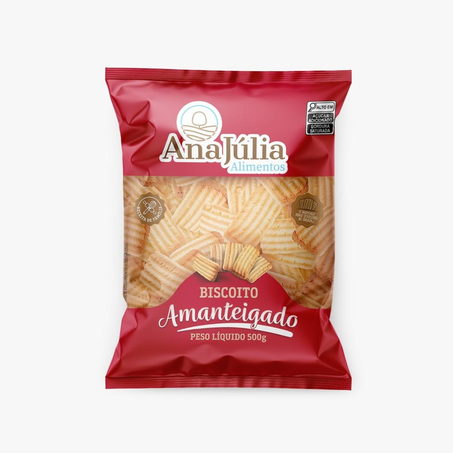 Biscoito Amanteigado Ana Júlia 500G