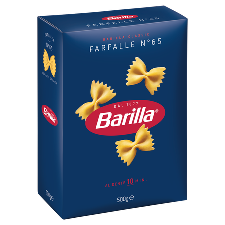 Massa farfalle barilla 65 500g