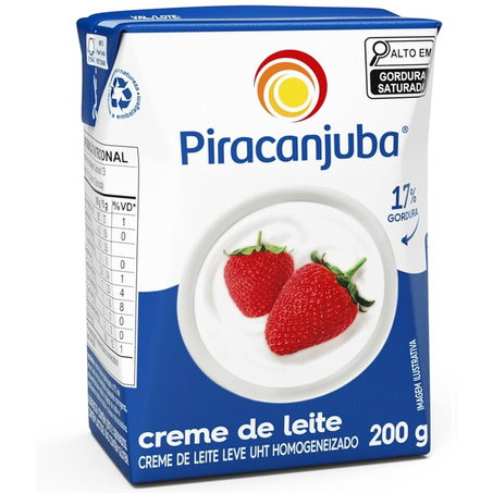 CREME DE LEITE PIRACANJUBA 200G