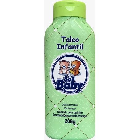 TALCO SO BABY INFANTIL VERDE 200 G                