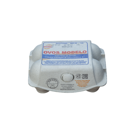 Ovos Brancos Modelo Grande Caixa c/6un