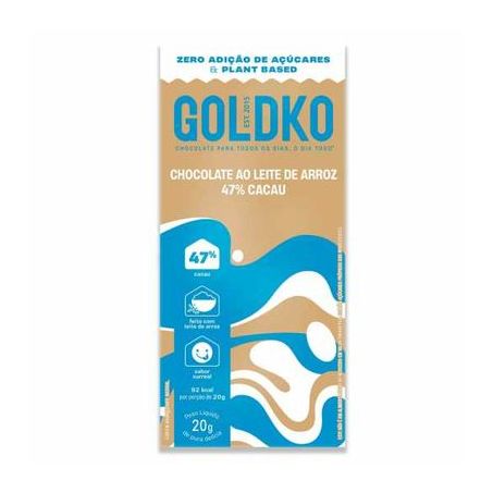 Barra Goldko 20g Chocolate Branco Cookies