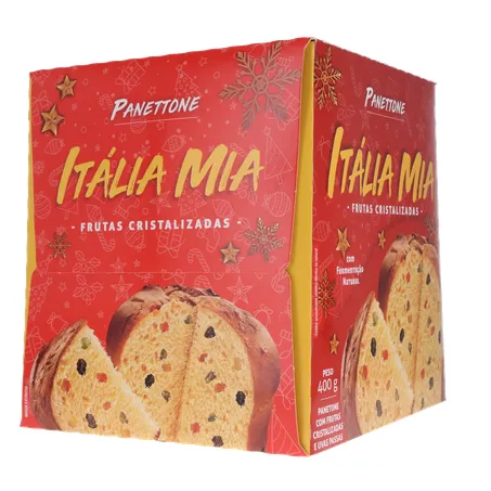 PANETONE ITALIA MIA 400G FRUTAS 360-12