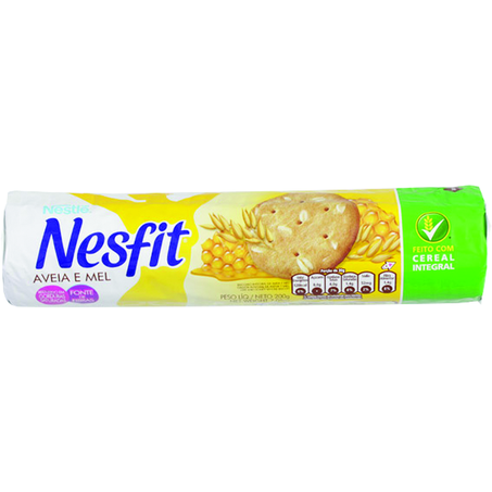 Biscoito nesfit aveia e mel 160g