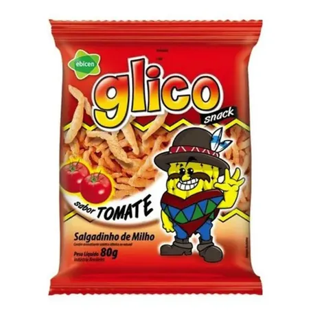 SNACK GLICO 80G TOMATE