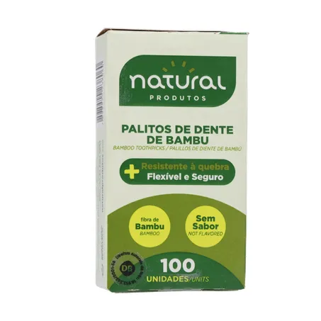 Palito dental natural bambu 100un 360-17
