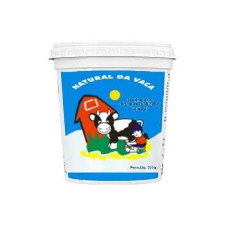 Manteiga Natural Da Vaca com Sal 500G