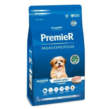 Ração Premier Raças Específicas Lhasa Apso Filhotes 2,5Kg 360-1