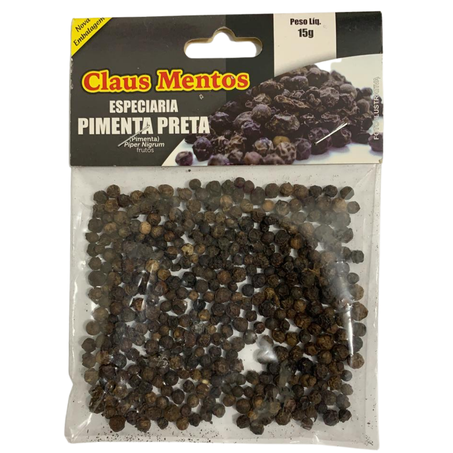 Pimenta preta grao claus mentos 15g