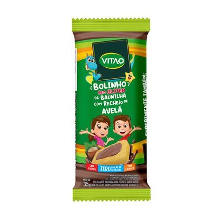 Bolinho Avelã Kids Sem Glúten Vitão 35G