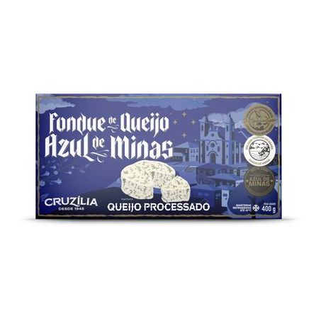FONDUE CRUZILIA QJO AZUL MINAS 400G