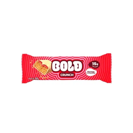 Barra Bold Crunch Morango Chantilly 50g