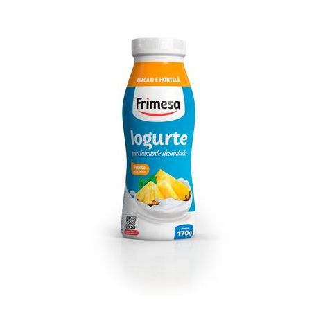IOGURTE FRIMESA ABACAXI E HORTELA 170G GARRAFA