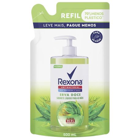 Sab liq rexona maos 500ml antibac erva d