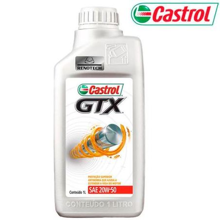 Óleo Lubrificante Castrol Gtx Anti-Borra 20w/50 1l 
 