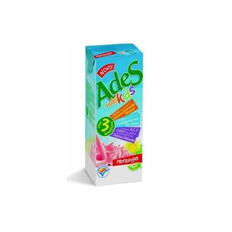 Suco ades soja morango 200ml