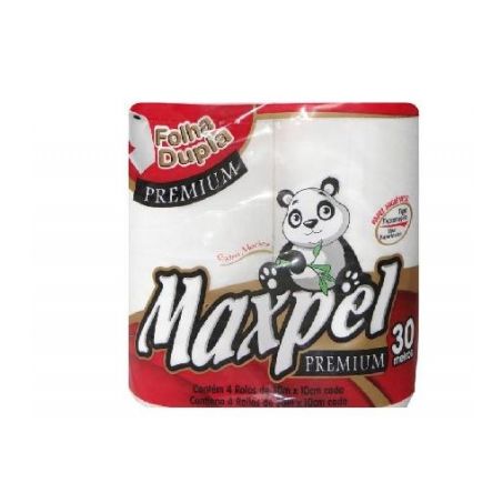 PAPEL HIGIENICO MAXPEL PREMIUM F DUPLA C/4 ROLOS 30MT