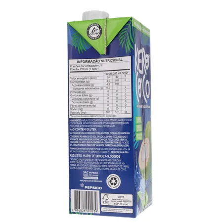 ÁGUA CÔCO KERO COCO TP 1L 360-11