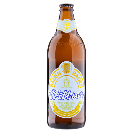 Cerveja Baden Witbier Gf 600ml