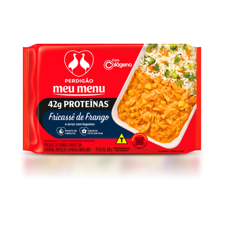 Fricassê de Frango e Arroz com Legumes 300g