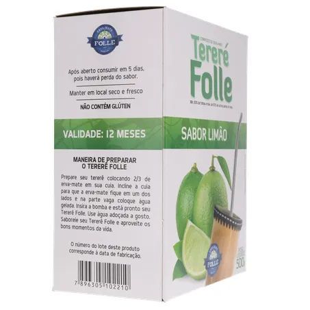 Erva tererê folle limão 500g 360-30