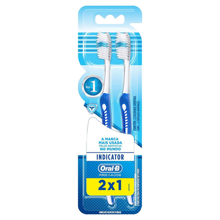 Escova Dental Oral-B Indicator Plus 30 - Leve 2, Pague 1 Escova