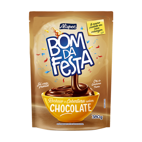 Sobremesa Alispec Festa 380g Pouch Chocolate