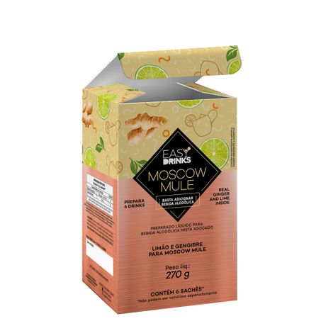 Preparo moscow mule easy drinks 270g