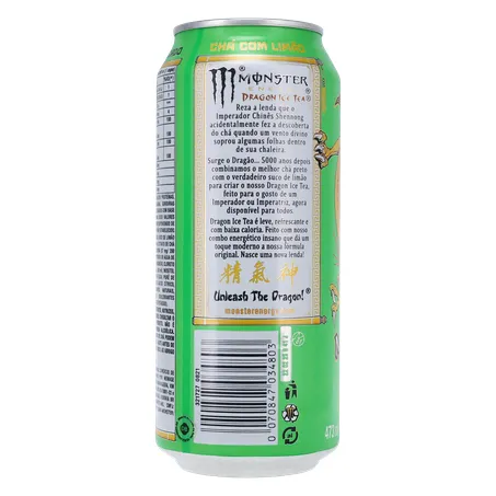 Energético Monster Ice Tea Lemon Energy Dragon Lata 473Ml 360-23