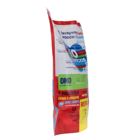 LAVA ROUPA LÍQUIDO OMO LAVAGEM PERFEITA SACHET 900ML 360-12