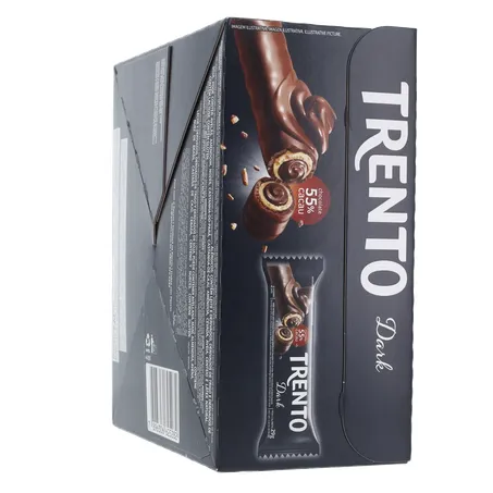BISC.WAFER TRENTO 29G DARK CX 16.0 360-25