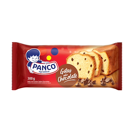 Bolo panco gotas chocolate 300g