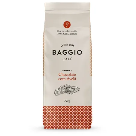 CAFE BAGGIO AROMAS CHOC/AVELA 250G 