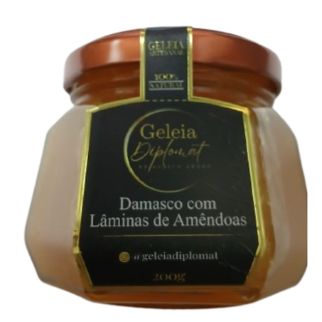 GELEIA DIPLOMAT DAMASCO/AMENDOAS 200G