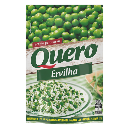 Ervilha em Conserva Quero Sachê 170gr