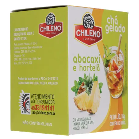 Cha chileno gelado abac/hort 15g 360-13