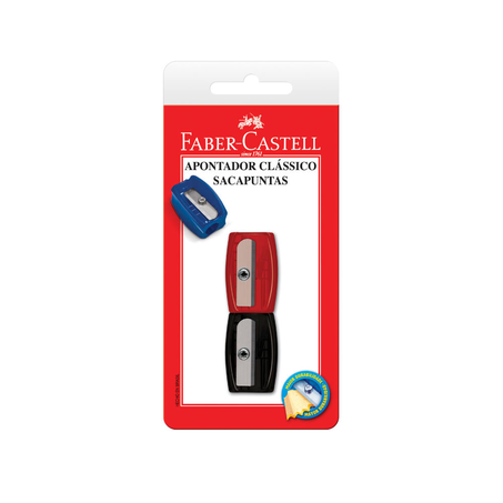 Apontador Faber Castell Clássico com 2