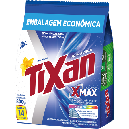 Deterg po tixan 800g primavera sache