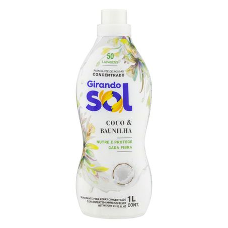 AMACIANTE GIRANDO SOL CONCENT COCO BAUNILHA 1L