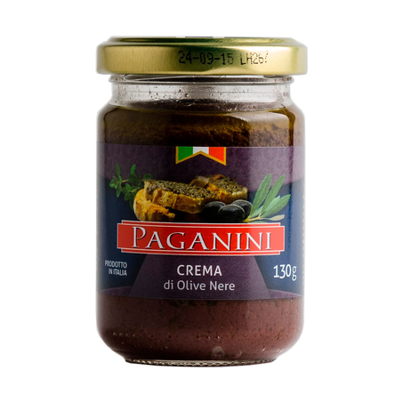 Antepasto Paganini Di Olive Nere 130G